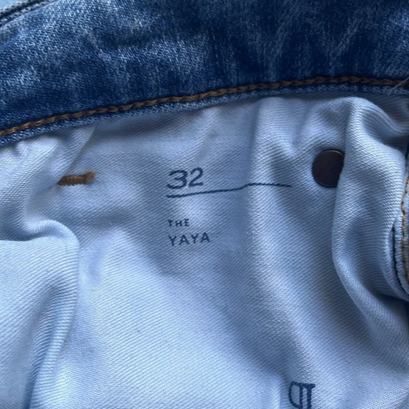 Anthropologie x Pilcro | The Yaya Mid-Rise Crop Straight Jeans Plus Size 32/14 - Picture 9 of 12